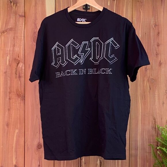 Mens size XL black “Back in Black” AC/DC tee - Picture 4 of 7